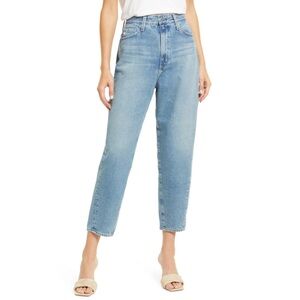 NWT AG Renn Extended Ultra High Waist Barrel Leg Jeans